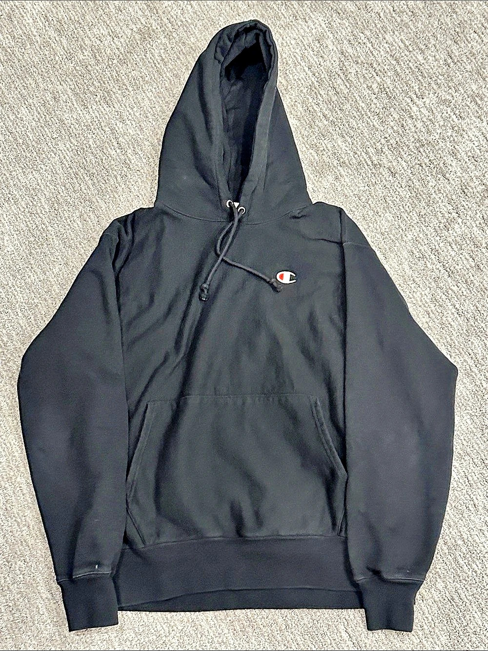 Champion Reverse Weave Pullover Hoodie Black